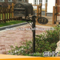Wholesale cast aluminum mailbox residential department stand mailbox